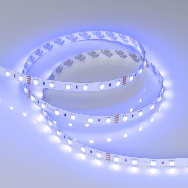 Светодиодная лента RT-B60-10mm 24V RGB (14.4 W/m, IP20, 5060, 5m) (Arlight, Открытый)