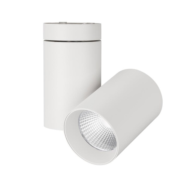 Корпус SP-POLO-SURFACE-TURN-R85 (WH, 1-3, 350mA) (Arlight, IP20 Металл, 3 года)