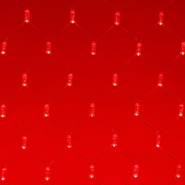 Светодиодная гирлянда ARD-NETLIGHT-CLASSIC-2000x1500-CLEAR-288LED Red (230V, 18W) (Ardecoled, IP65)