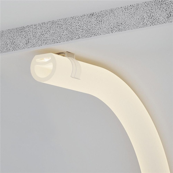 Силиконовый профиль WPH-FLEX-D20-TOP-S10-5m WHITE (Arlight, Силикон)