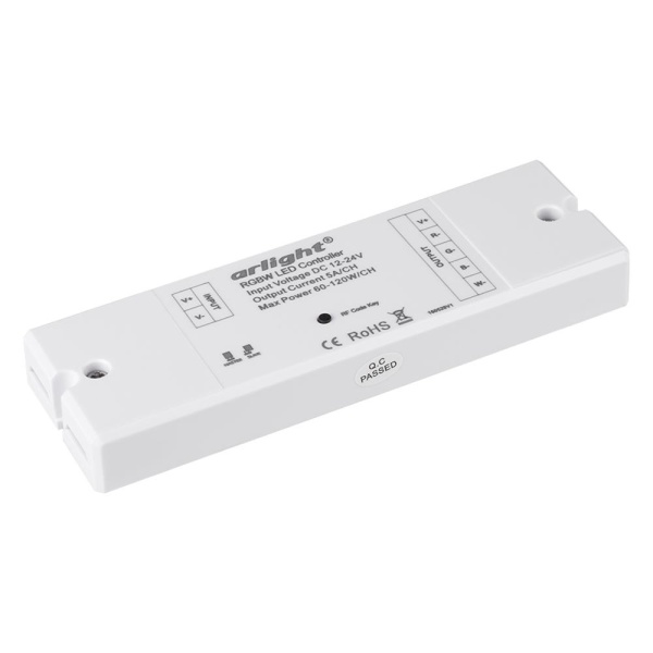 Контроллер SR-2839W White (12-24 В,240-480 Вт,RGBW,ПДУ сенсор)) (Arlight, IP20 Пластик, 1 год)