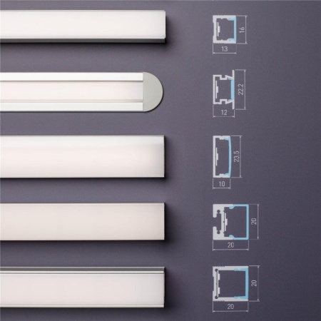 Стенд Ленты и Профиль RT-LUX-S1-1760x600mm (DB 3мм, пленка, подсветка) (Arlight, -)