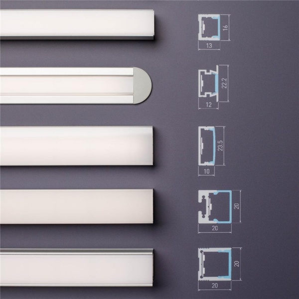 Стенд Ленты и Профиль RT-LUX-S1-1760x600mm (DB 3мм, пленка, подсветка) (Arlight, -)