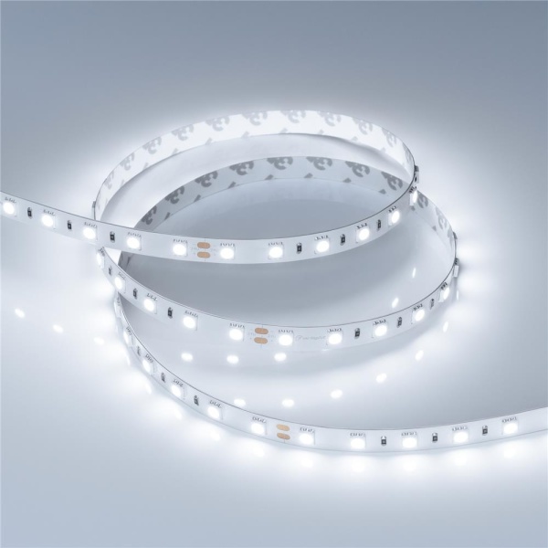 Светодиодная лента RT-B60-10mm 24V Cool 8K (14.4 W/m, IP20, 5060, 5m) (Arlight, 14.4 Вт/м, IP20)