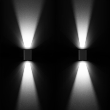 Светильник LGD-WALL-VARIO-S104x129-2x6W Day4000 (GR, 1-80 deg) (Arlight, IP54 Металл, 3 года)
