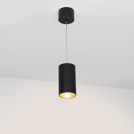 Светильник подвесной SP-POLO-R85-2-15W Warm White 40deg (Black, Gold Ring) (Arlight, IP20 Металл, 3 года)