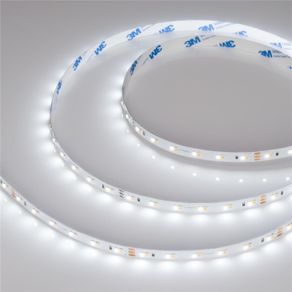 Светодиодная лента RT-A120-10mm 24V White-MIX (9.6 W/m, IP20, 3528, 5m) (Arlight, Изменяемая ЦТ)