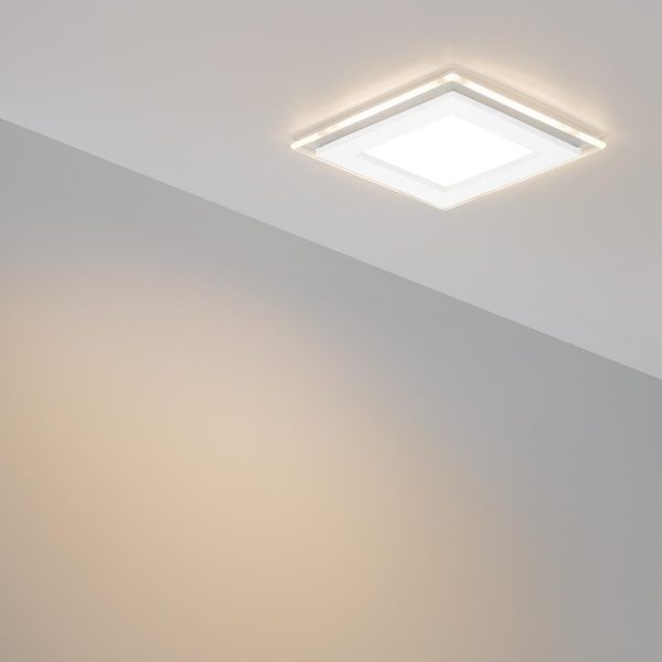 Светодиодная панель LT-S160x160WH 12W White 120deg (Arlight, IP40 Металл, 3 года)
