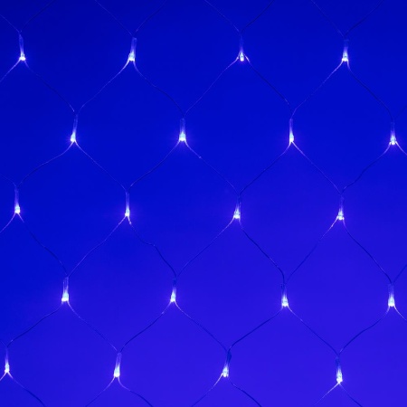 Светодиодная гирлянда ARD-NETLIGHT-HOME-1800x1500-CLEAR-180LED Blue (230V, 15W) (Ardecoled, IP20)