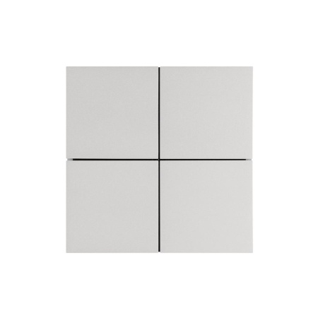 INTELLIGENT ARLIGHT Кнопочная панель KNX-304-23-IN Silver (BUS, Frameless) (IARL, IP20 Металл, 2 года)