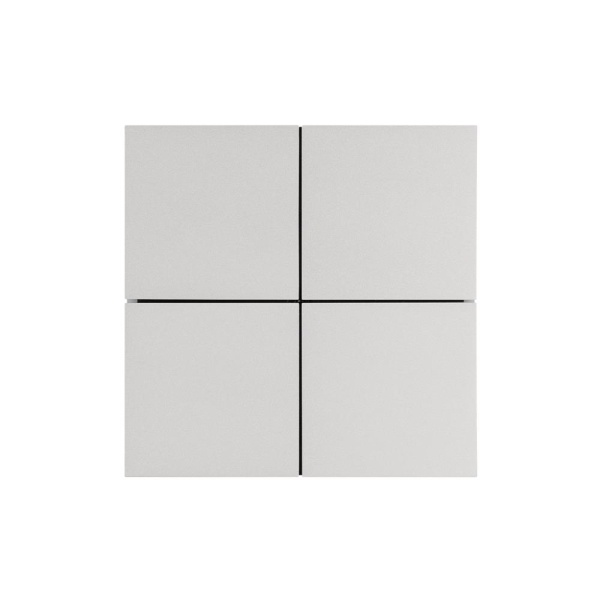 INTELLIGENT ARLIGHT Кнопочная панель KNX-304-23-IN Silver (BUS, Frameless) (IARL, IP20 Металл, 2 года)